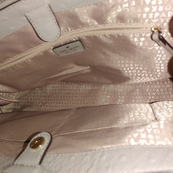 Kate Spade Bristol Drive Loden Ostrich Embossed Satchel - Picture 10 of 16